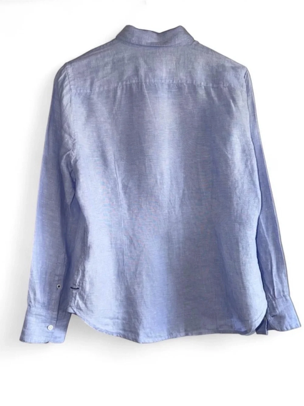 J. Crew Men’s Light Blue Linen Button-Down Shirt